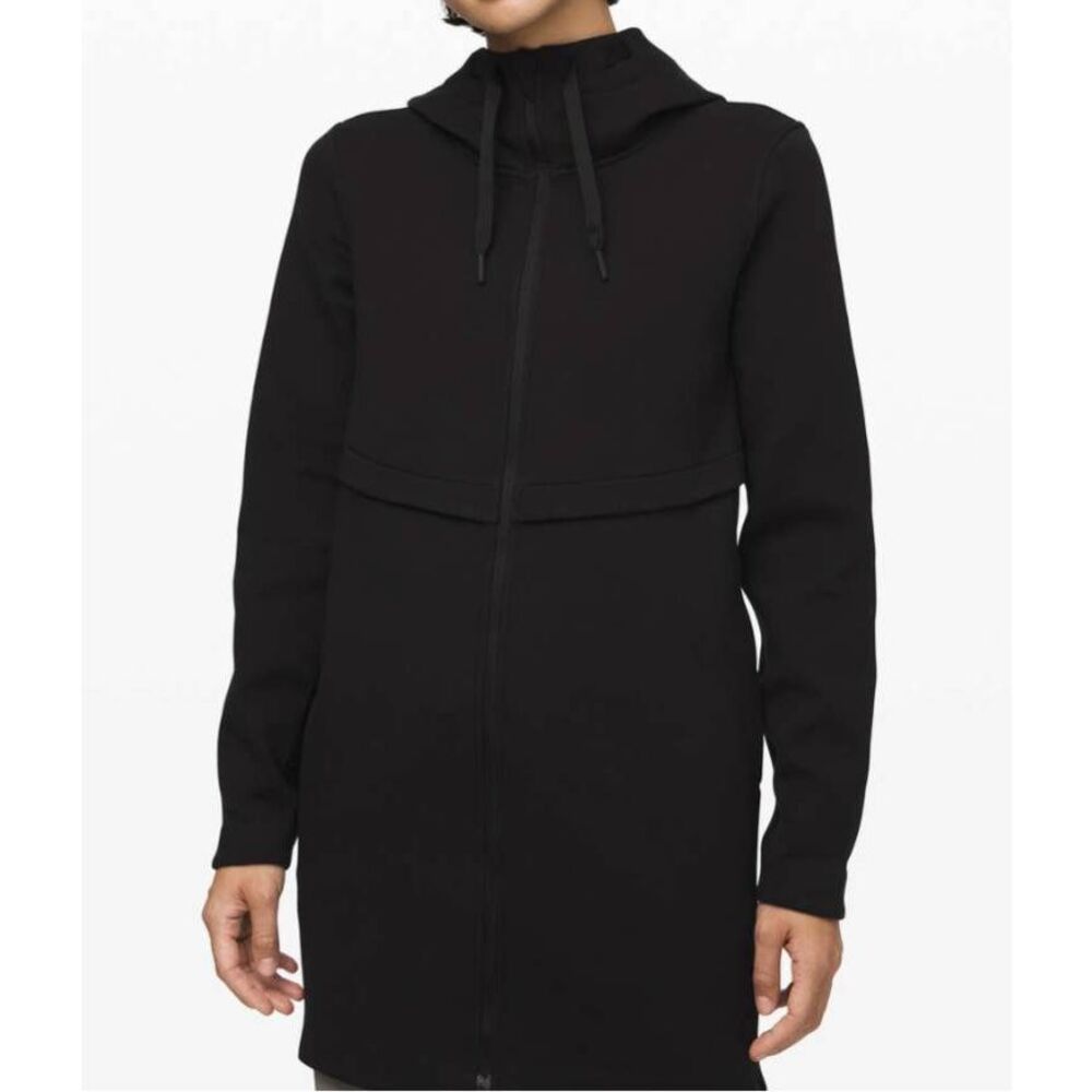 LULULEMON ATHLETICA Long Horizons Hoodie in Black Size XS
